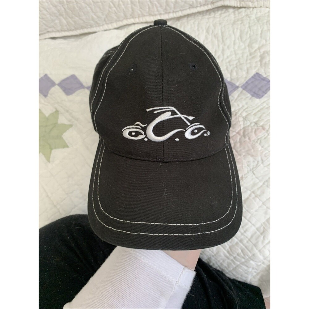 Orange County Choppers Black Fitted Hat Adult Size Baseball Cap